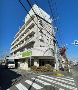 【HS1114】東久留米市物件。物販ショールーム相談可能。駐車場16台あり。地下全て駐車場。屋上看板あり。外観