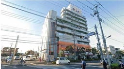 竹ノ塚駅徒歩7分　飲食不可　尾⽵橋通沿い外観