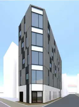 武蔵小杉駅 徒歩6分 2027年4月竣工 2F《201号室》スケルトン物件 【飲食不可】外観