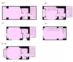 ■御成門駅 徒歩2分 B1-1Fスケルトン、2-7F事務所仕様【重飲食・民泊・ホテル相談可】