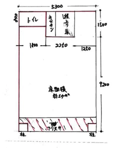 あざみ野駅徒歩3分　飲食不可　スケルトン外観
