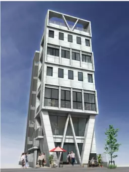 【UT1201】登戸駅徒歩3分の5階店舗物件！重飲食〇　スケルトン！外観