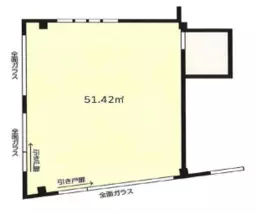 ■五反野駅 徒歩3分 スケルトン物件 【飲食可】