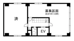 ■新橋駅 徒歩9分 現況:事務所仕様【飲食不可、室内に水回り引込工事不可、エントランス開放8-19時（時間外入退館可）】