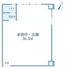 久が原駅 徒歩1分 スケルトン物件 【飲食不可】外観