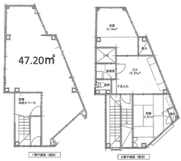 駅近！1-2階一括！何業も相談可！外観