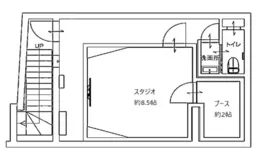代々木上原駅 徒歩10分 現況:その他 レコーディングスタジオ居抜き物件 【音楽関係の事務所利用のみご紹介可能】外観