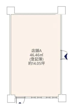 ■月島駅 徒歩3分 スケルトン物件 【飲食不可(業種相談)】