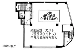 ときわ台駅 徒歩1分 スケルトン物件 【飲食可】