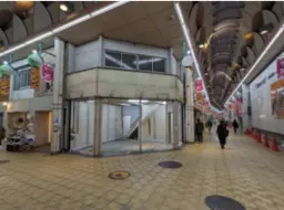 千林大宮駅 徒歩2分 千林商店街内 1-2F一括《南側》店舗物件【飲食可】外観