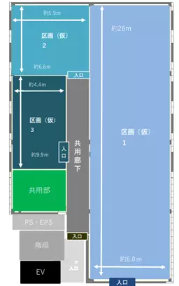 新秋津駅 徒歩2分 スケルトン物件 【軽飲食可】外観
