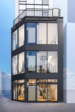 骨董通り沿い新築！EVあり。バルコニー使用可能。外観