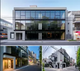 表参道駅４分１階２５坪テナント！全面ガラス面で視認性あり。FR３ヶ月！諸条件相談可能です。【飲食可】