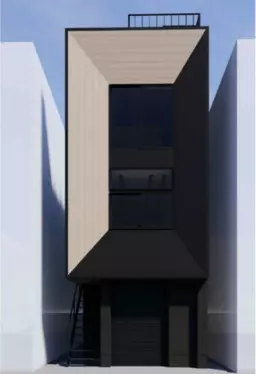 2026年3月新築 上原中通商店街に面したスケルトン 【重飲食可】外観