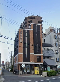 十三駅 徒歩11分 十三筋沿い 1F-2F一括貸し 事務所仕様物件 【重飲食可】外観