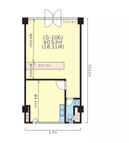 【軽飲食相談可】めじろ台駅徒歩2分 造成住宅地を背負う商業ビル 視認性◎！