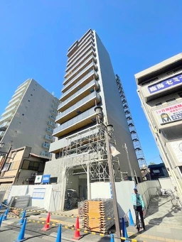 2026年1月末竣工予定　新築テナント外観