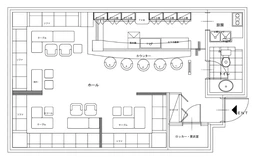 北新地駅 徒歩3分 現況:クラブ・キャバクラ 飲食居抜き物件外観