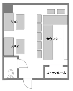 心斎橋筋2 丁目エリア◎BAR居抜◎BOX２席◎外観