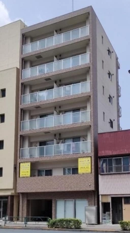 【HS0205】雪谷大塚駅徒歩2分。中原街道沿い。1階路面店舗。飲食不可。外観