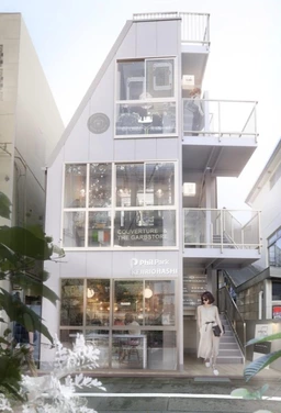 中目黒駅 徒歩6分 スケルトン物件　飲食可　スタイリッシュな外観の新築物件　テラススペース20㎡別途あり