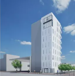 月島駅 徒歩1分 新築スケルトン物件 【軽飲食可（重飲食可）】駅前立地/ 角地