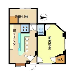 ■立会川駅 徒歩4分 現況:スナック・美容室居抜き物件 【飲食可(業種相談可)】