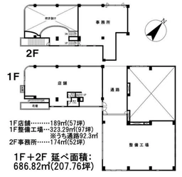 ■鶴見駅 徒歩5分 前テナント：ディーラー 【飲食不可】外観