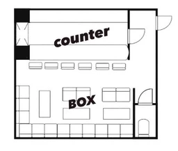 東心斎橋エリア◎10坪ラウンジ居抜◎