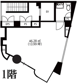 1階路面！スケルトン渡し外観