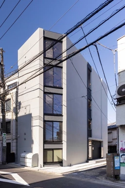 不動前駅 徒歩9分 新築デザイナーズマンション　ＳＯＨＯのみ可（非課税）　防音室完備　※フリーレント1ヶ月外観