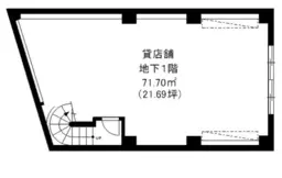 ■恵比寿駅 徒歩7分 現況:その他【軽飲食相談、重飲食（ラーメン・焼肉等）・カラオケ不可、ガス引込無し、深夜営業相談】