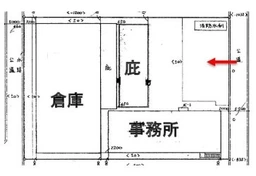 【HS0226】海老名ICより2.8キロ。倉庫物。飲食不可。2階事務所あり。外観