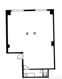 中目黒駅徒歩8分｜14.7坪・残置物ありの事務所向け物件（飲食不可）外観