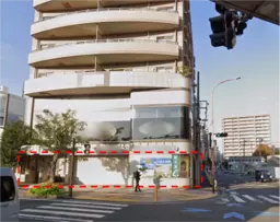 【藤沢駅エリア】国道沿い交差点角地の希少な1階路面区画 ・公共施設・大型商業施設・マンション群に囲まれた安定集客エリア外観