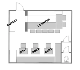 東心斎橋エリア◎10坪/3階◎コンカフェ居抜◎