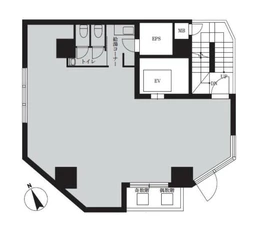 ■吉祥寺駅 徒歩2分 現況:事務所仕様物件 【飲食不可、サービス店舗相談可（ガスなし）】外観