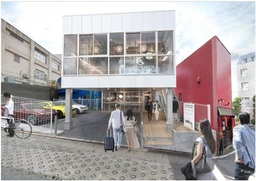 高田馬場駅から徒歩4分。2026年11月竣工予定の新築スケルトン物件【重飲食可】外観