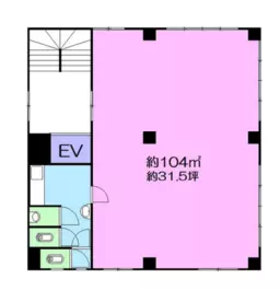 ■蓮根駅 徒歩7分 現況:事務所居抜き物件 【飲食不可】