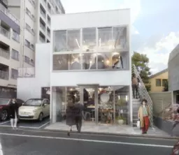 成城学園前駅 徒歩3分 2026年8月竣工予定 2Fスケルトン物件 【飲食可】外観