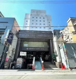 心斎橋駅 徒歩5分 ホテルロビー階の店舗区画 1Fスケルトン物件 【飲食可】外観