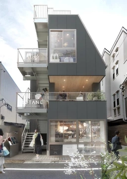 【2026年7月末竣工予定】中目黒駅徒歩6分 飲食可◎ 前面ガラス面のため高い看板効果も得られます！（1階）