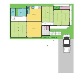 宮前平駅徒歩31分　飲食不可　駐車可能台数：2台外観