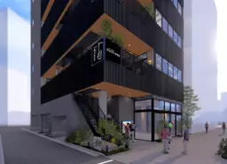 五反田駅 徒歩1分駅至近　2026年10月竣工 1F スケルトン物件 【飲食可】外観