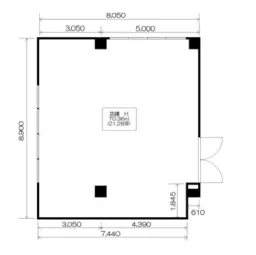 たまプラーザ駅 徒歩3分 2F スケルトン物件 【重飲食可】