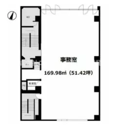■外苑前駅 徒歩4分 3F 現況:事務所仕様物件 【業種相談】