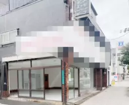 北畠駅 徒歩10分 1F〜3F一棟貸し 住宅付き店舗 【飲食不可】外観