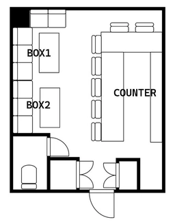 千日前坂町エリア/7.2坪/4階/コンカフェ居抜