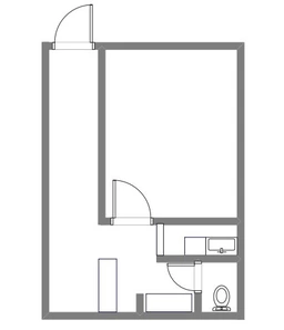 宗右衛門町エリア　8坪/3階　個室BAR居抜