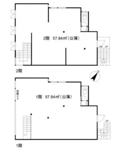 ■千鳥町駅 徒歩1分 1F〜2F 前テナント:不動産会社 現況渡し（動産物は全て残置）【飲食可、煙・臭いの強い業種不可】外観